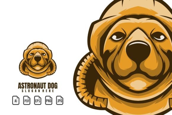 Astronaut Dog Mascot: The Adorable Branding Asset for a Stellar Launch