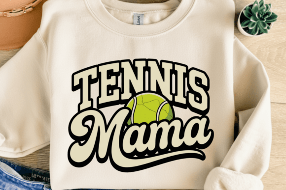Celebrate Sporty Mom Pride with the Tennis Mama PNG