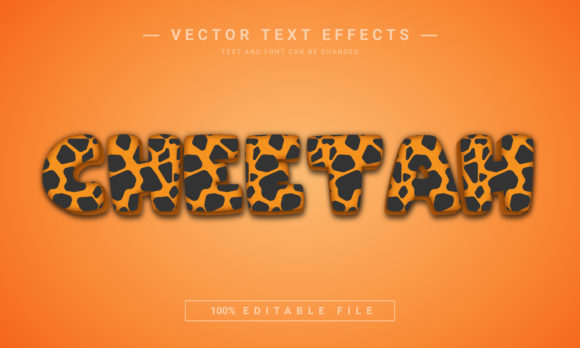 Cheetah Editable Text Effect: Instant Wild Style for Any Project