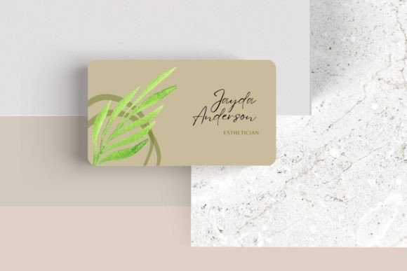 Editable Canva Business Card #37: A Modern Design for Your Brand