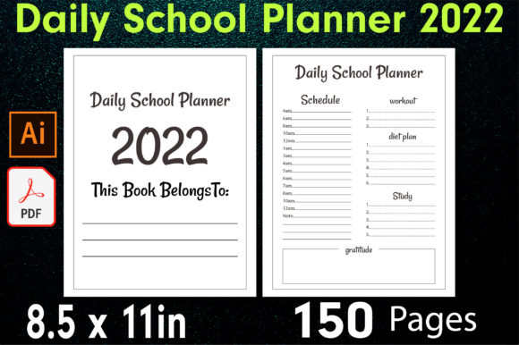 Master Your Year: The Ultimate Daily School Planner 2022 KDP