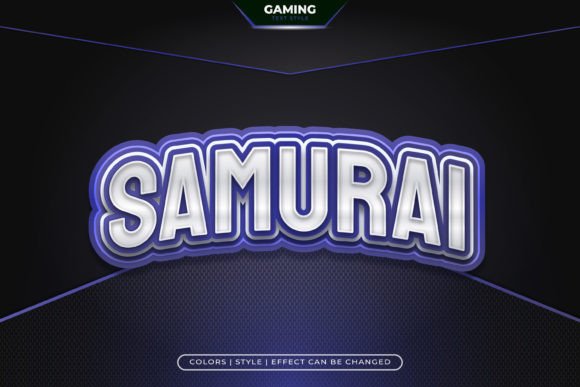 Samurai Text Effect with E-sport Style: Bold Branding for Gamers