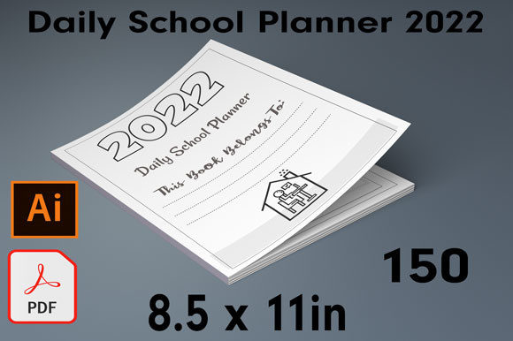 Take Control of Your Schedule: A Customizable 2022 Daily School Planner