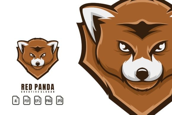 Unleash Brand Personality with the Red Panda Mascot Logo Template