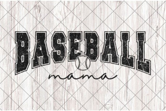 Unleashing Team Spirit with Retro Varsity Mom PNG, Baseball Mama SVG