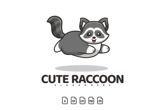 Why the Flying Cute Raccoon Mascot Logo Template Works for Your Brand